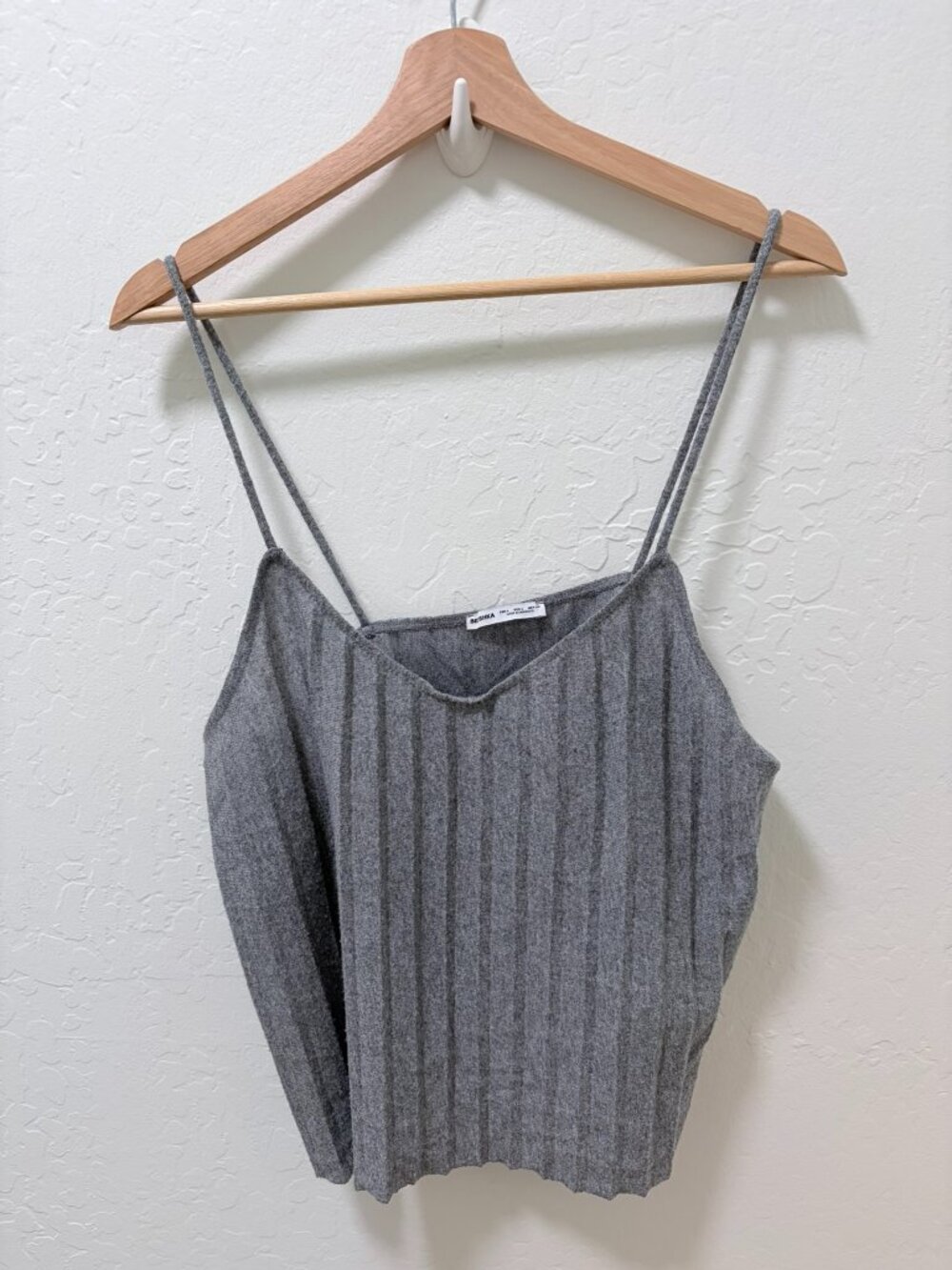 Bershka ribbed knit camisole tank